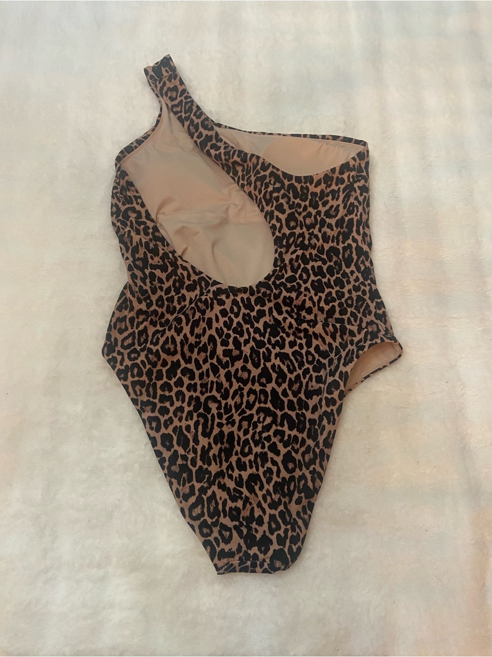 Victoria's Secret Leopard Print One Shoulder One-Piece Swimsuit 39331 - Picture 9 of 10